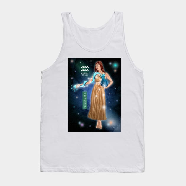 Aquarius Tank Top by Thor Reyes